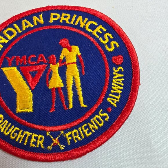 Vintage 1980's YMCA Indian Princess Father-Daughter Program Patch - Picture 3 of 6